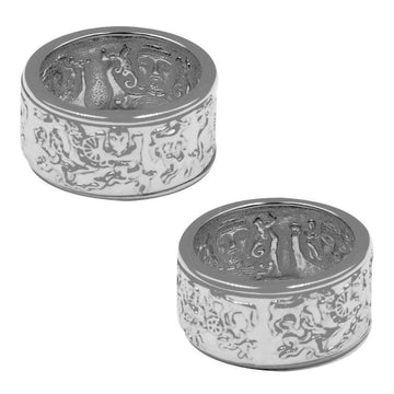 The Steve Miller Cernunnos God Silver Spinner Ring TRI2387 - Jewelry